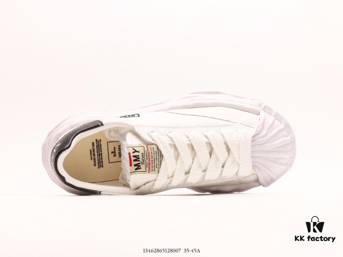 MIHARA YASUHIRO mmy Yasuhiro Mihara Dissolving Shoe Blakey Shell Toe Original Sole Thick-Soled Canvas Sneakers Unisex Couple Style