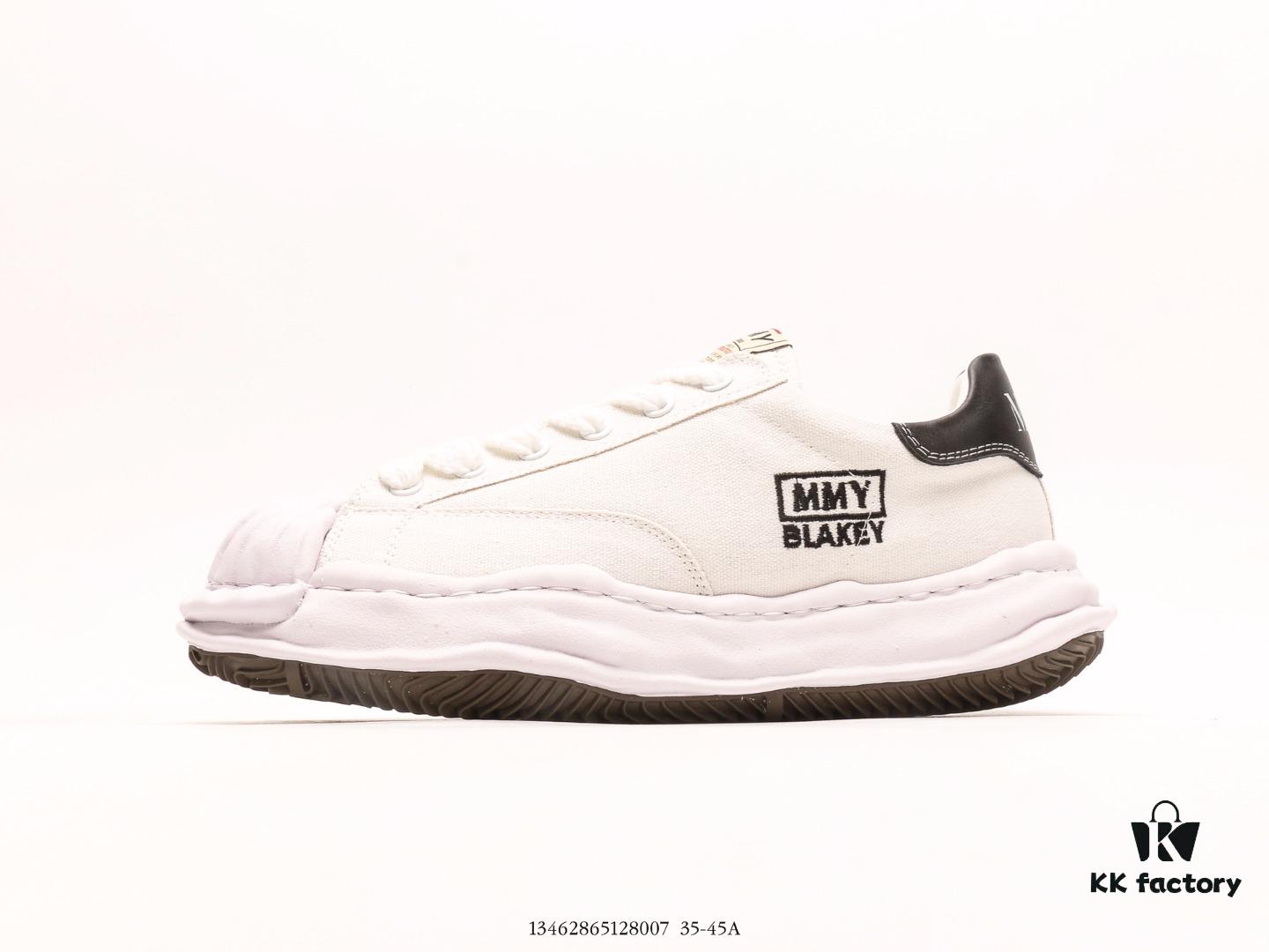 MIHARA YASUHIRO mmy Yasuhiro Mihara Dissolving Shoe Blakey Shell Toe Original Sole Thick-Soled Canvas Sneakers Unisex Couple Style