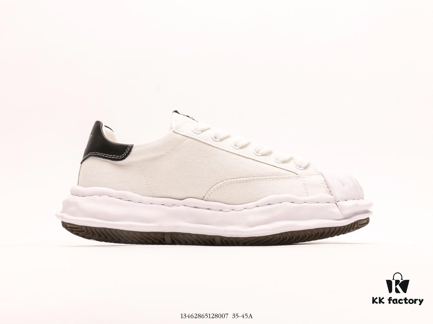 MIHARA YASUHIRO mmy Yasuhiro Mihara Dissolving Shoe Blakey Shell Toe Original Sole Thick-Soled Canvas Sneakers Unisex Couple Style