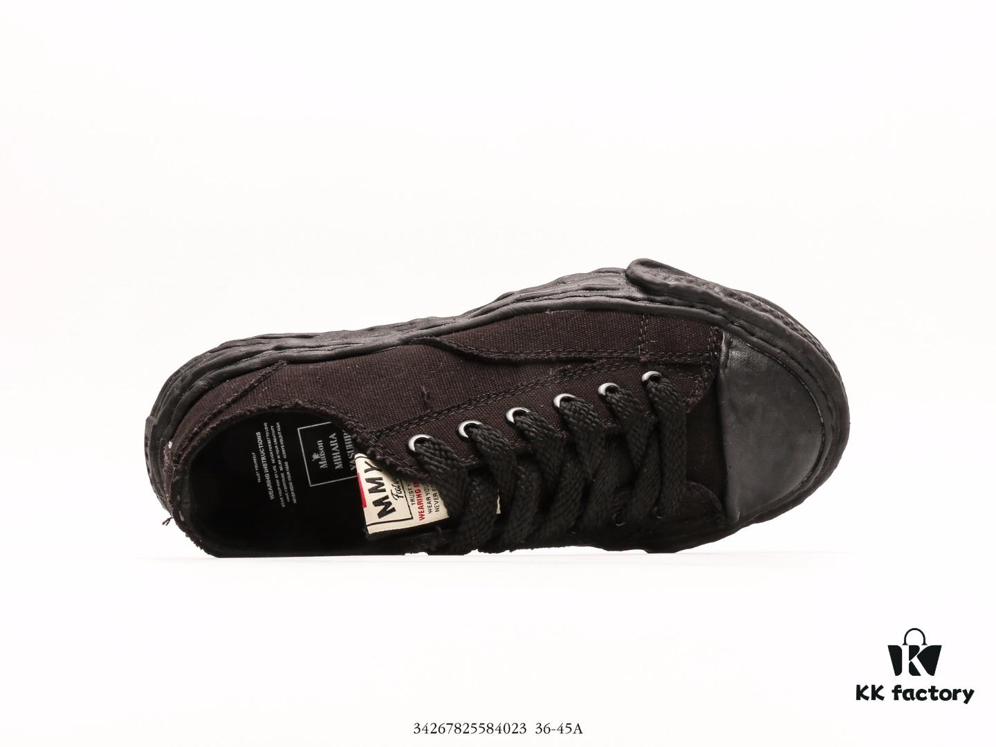 MIHARA YASUHIRO mmy Yamahara Kangyu Dissolving Shoes Blakey Shell-Toe Original Sole Thick-Soled Canvas Skate Shoes Unisex Couple Style