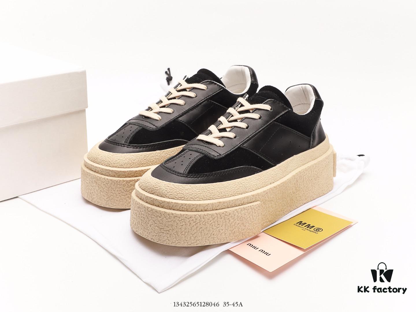 Japanese Conceptual Fashion Designer Yasuhiro Miyahara Brand MMY Maison Martin Margiela YASUHIRO Chunky-Lift Low-Cut Casual Versatile Sneakers