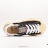 MMYMaison MIHARA YASUHIRO Wayne Original Sole Leather Low Sneaker, Shell-Toe Style Distorted Melting Ice Cream Design, Developed from Original Last and Pattern, Full-Grain Top Grain Leather Upper, Newly Developed Dual-Mold Single-Injection EVA Midsole with Ventilation Holes, Integrated Durable Rubber Outsole