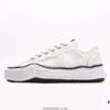 Miyama Maison MIHARA YASUHIRO Original Sole Canvas Low-Top Sneakers with Canvas and Leather Patchwork, Distorted Ice Cream Sole Casual Shoes
