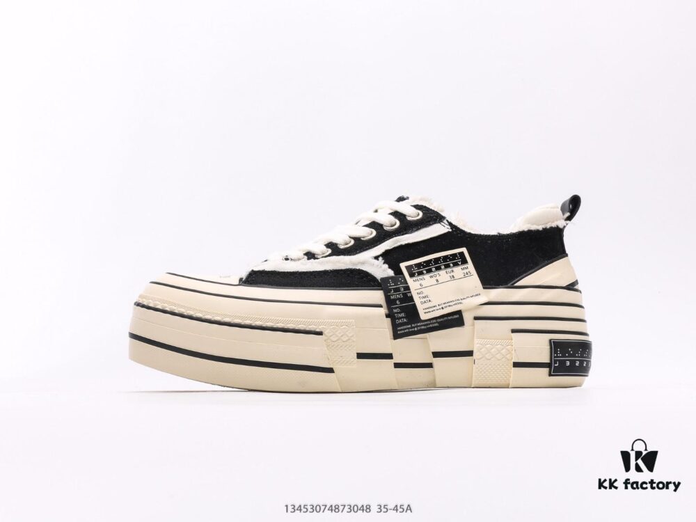 xVESSEL G.O.P Mule Slip On by Wu Jianhao – Deconstructed Chunky Sole Cork Elevated Casual Loafer, Combining Ancient Craftsmanship with Shoemaking Artistry, World's First Crumbled Cork Sole Design, Distressed Aesthetic, Comes with Original Box, Authentic Dual-Layer Cork Outsole