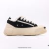 Wu Jianhao SMILENCE xVESSEL G.O.P. 2.0 MARSHMALLOW Lows 2.0 Deconstructed Layered Platform Cork Low-top Canvas Vulcanized Sneakers