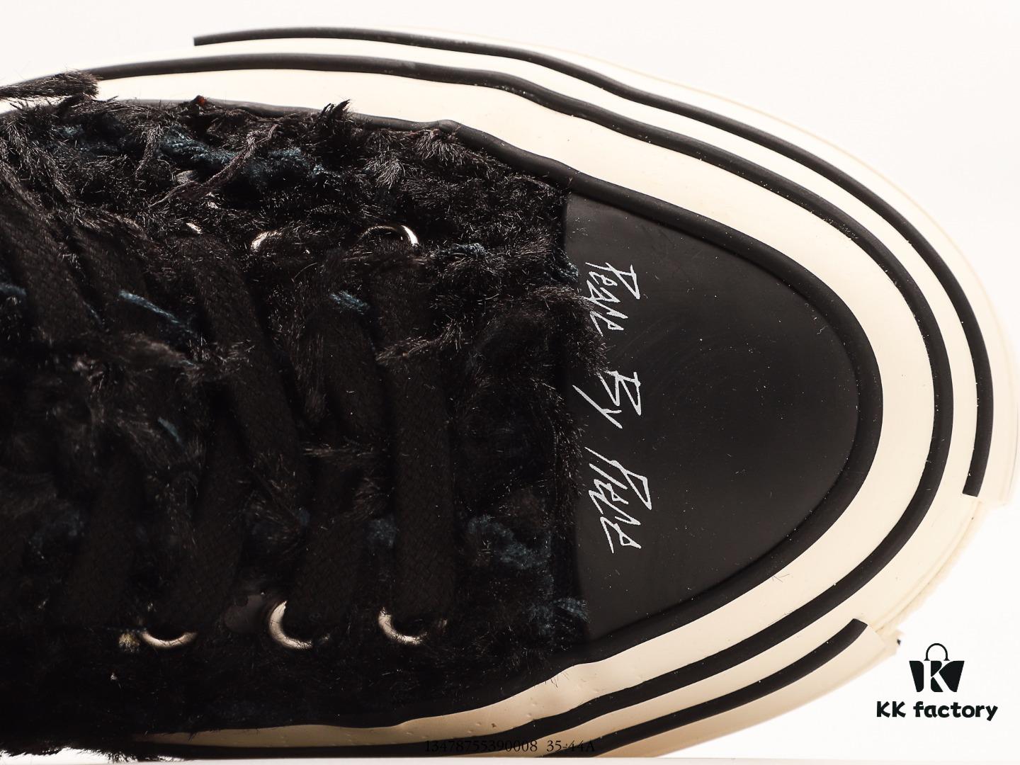 Wu Jianhao's Personal Avant-garde Brand xVESSEL G.O.P. Low Unisex Canvas Vulcanized Sneakers with Deconstructed Layered Cork Thick Sole for Height Increase