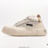 Wu Jianhao 2.0 - SMILENCE Hidden Edition! xVESSEL G.O.P. 2.0 MARSHMALLOW Lows 'Peace by Piece' Deconstructed Overlaid Platform Canvas Vulcanized Shoes
