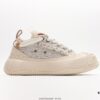 Wu Jianhao 2.0 - SMILENCE Hidden Edition! xVESSEL G.O.P. 2.0 MARSHMALLOW Lows 'Peace by Piece' Deconstructed Overlaid Platform Canvas Vulcanized Shoes