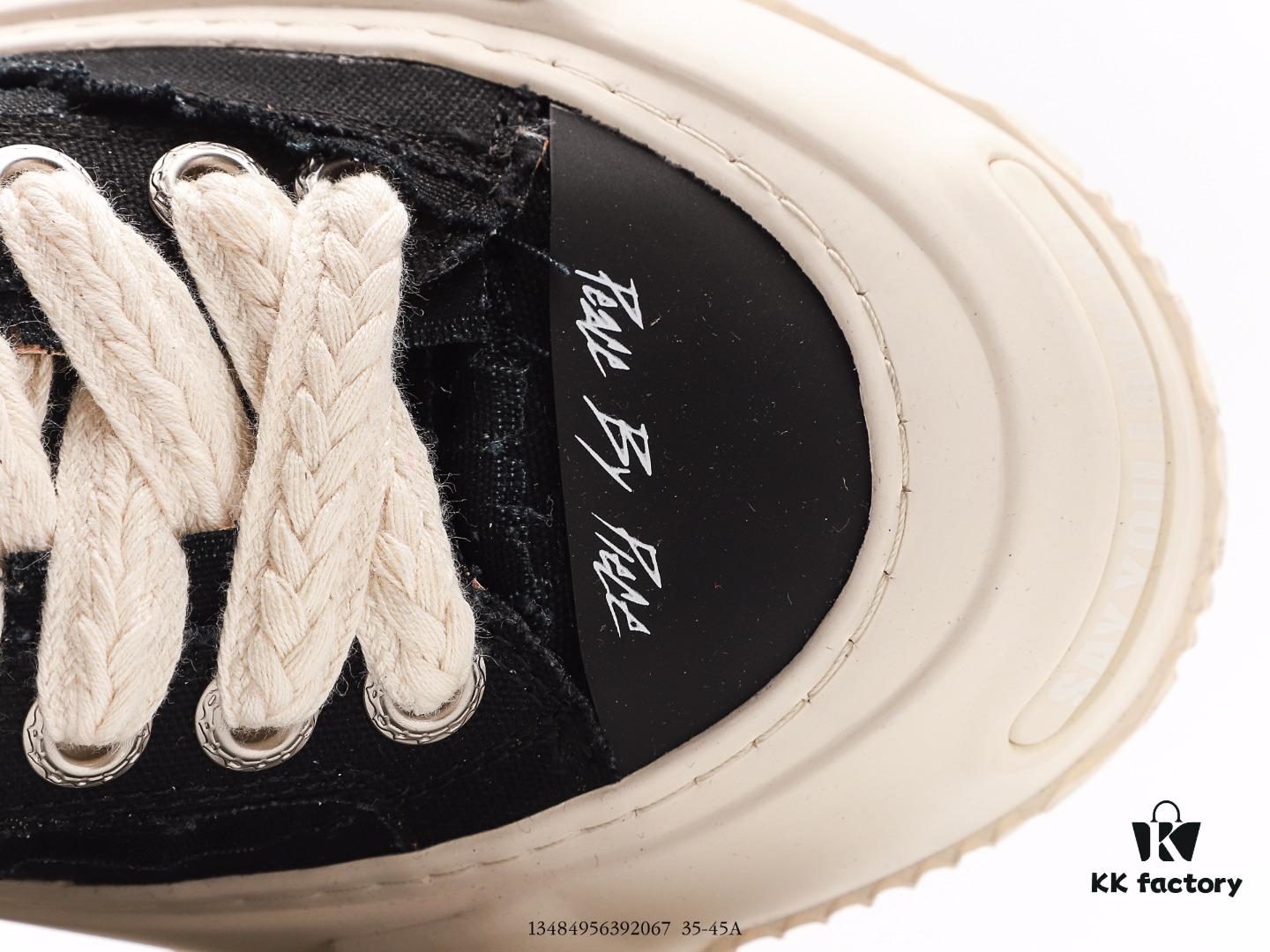 xVESSEL G.O.P Mule Slip-On Deconstructed Chunky Sole Cork Elevated Casual Low-Top Sneakers