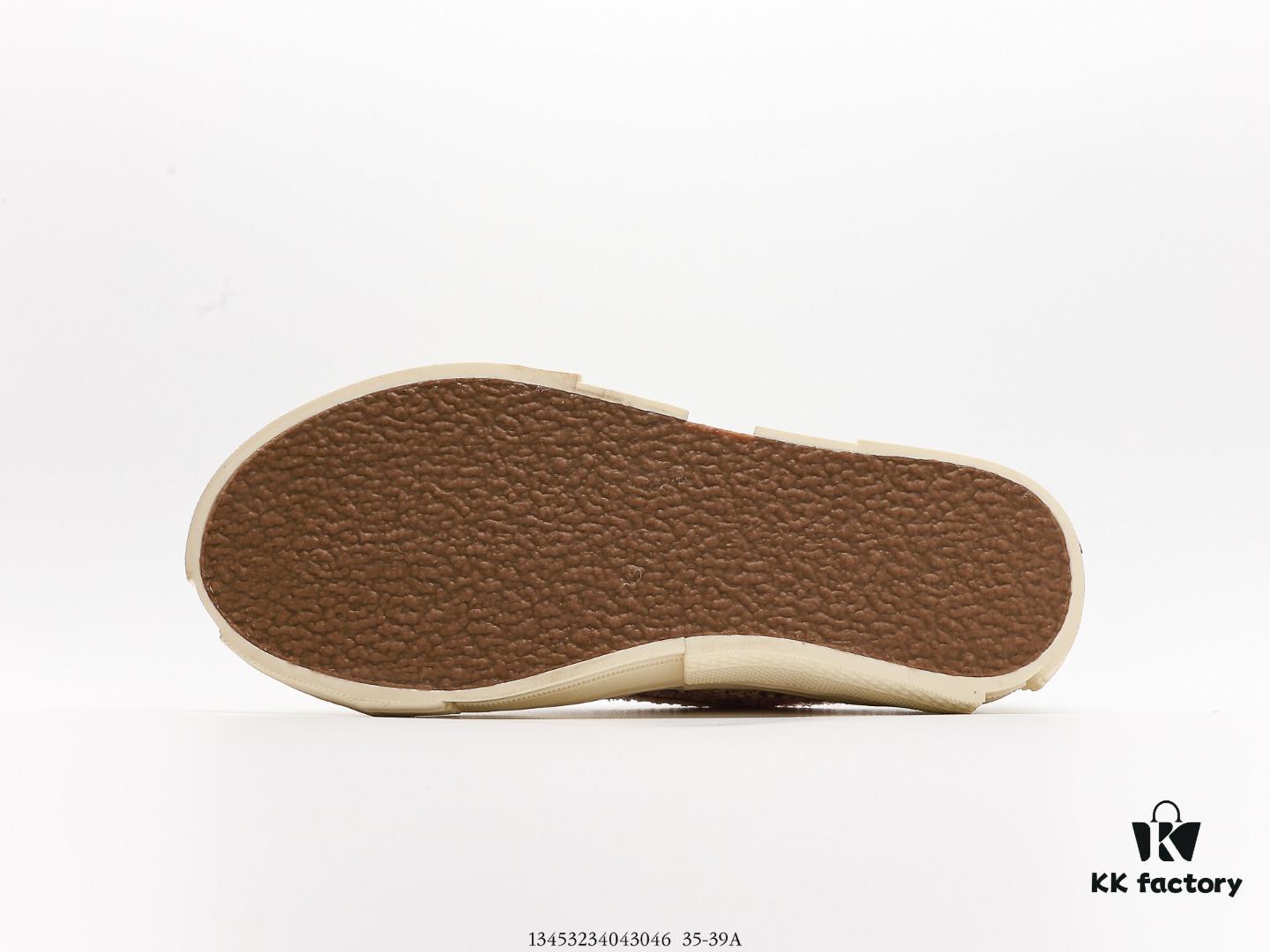 XVESSEL G.O.P. Low Unisex Deconstructed Overlapping Platform Canvas Vulcanized Shoes with Cork Insole - Handcrafted Multi-layer Collar, Aged Tassel Design, 12oz Durable Canvas Fabric