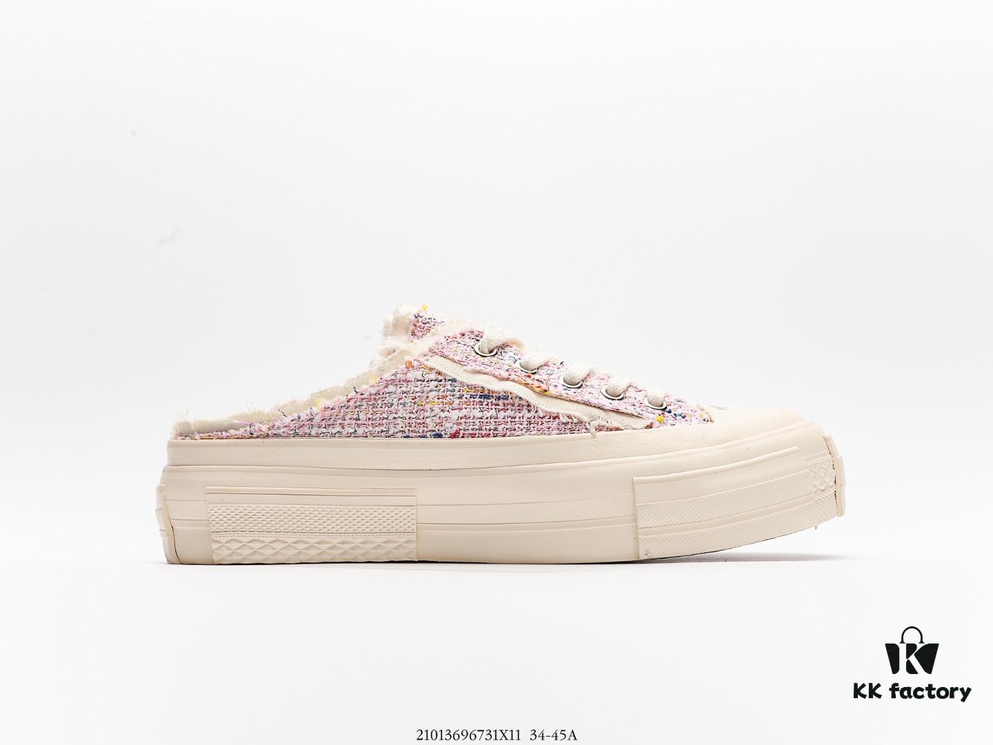 xVESSEL G.O.P. Low Unisex Deconstructed Overlapping Platform Canvas Vulcanized Shoes with Cork Insole – Handcrafted, Vintage Tassel Design, 12-Ounce Durable Canvas, NFC Anti-Counterfeit Tag