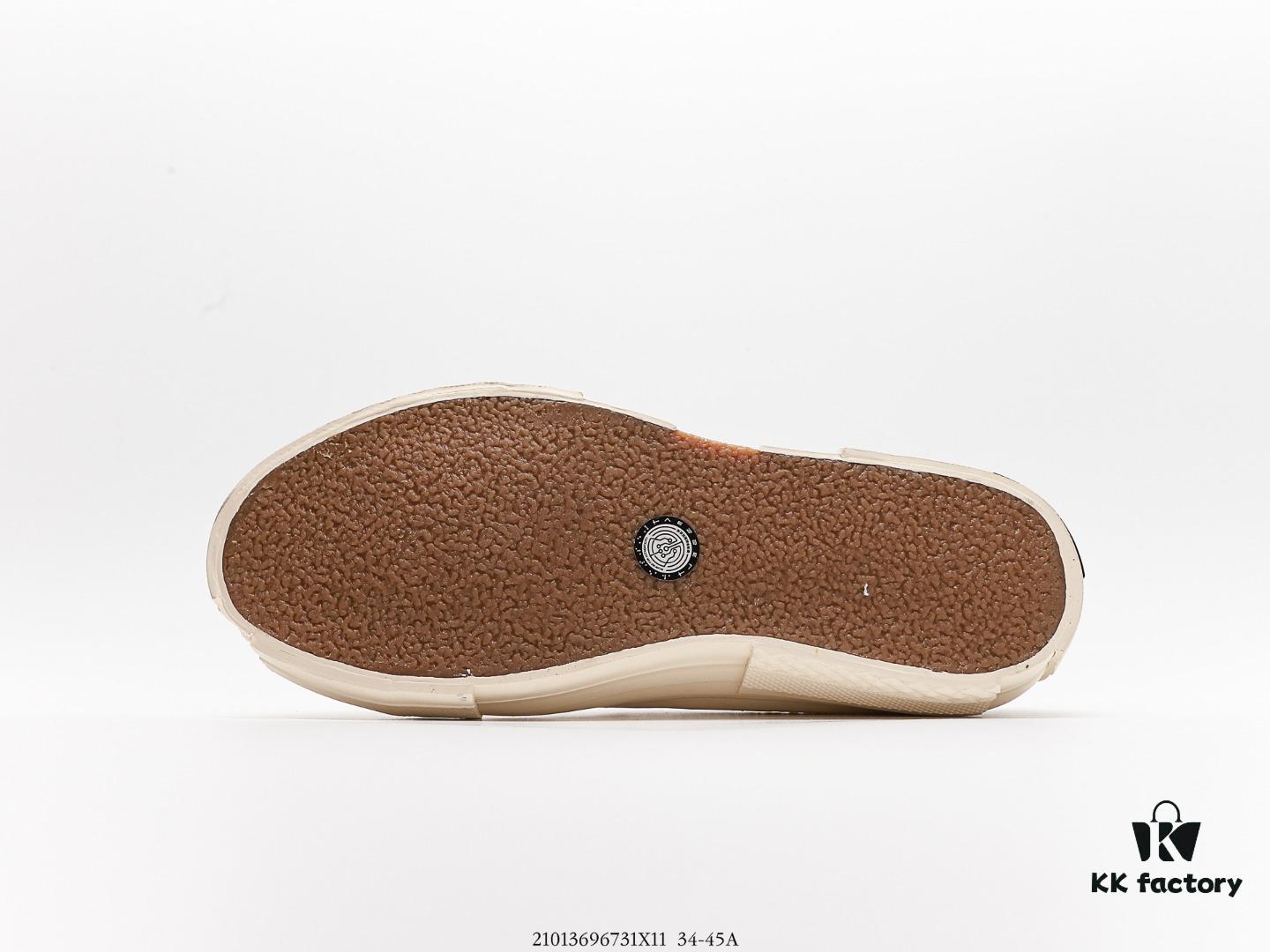 xVESSEL G.O.P. Low Unisex Deconstructed Overlapping Platform Canvas Vulcanized Shoes with Cork Insole – Handcrafted, Vintage Tassel Design, 12-Ounce Durable Canvas, NFC Anti-Counterfeit Tag