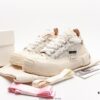 Wu Jianhao 2.0 - SMILENCE Hidden Edition! xVESSEL G.O.P. 2.0 MARSHMALLOW Lows 'Peace by Piece' Deconstructed Overlaid Platform Canvas Vulcanized Shoes