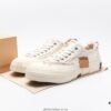 High-Version Proxy Level | Market's Highest Quality - Wu Jianhao x VESSEL G.O.P. Low Cut Deconstructed Overlapped Platform Cork Low-Top Versatile Height-Increasing Canvas Vulcanized Skate Shoes