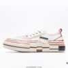 High-End Version WU JIANHAO x VESSEL G.O.P. Low Cut Reconstructed Overlapping Platform Cork Low-Top Canvas Vulcanized Casual Elevating Sneakers