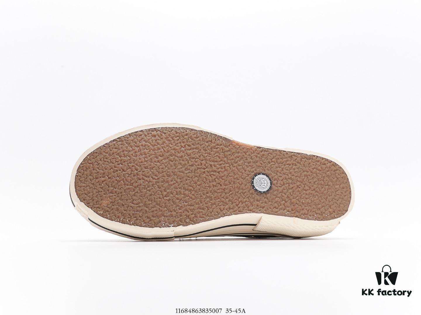 Glow-in-the-Dark Premium Version WU JIANHAO x VESSEL G.O.P. Low Cut Dismantled Overlapping Thick Cork Insole Elevated Comfort Canvas Vulcanized Sneakers