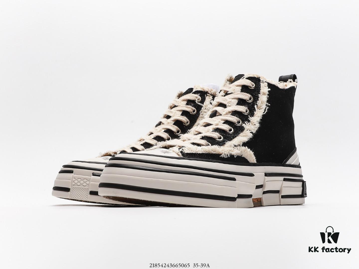 Wu Jianhao G.O.P. Valentine x VESSEL Wu Jianhao Xiao Gui Wang Linkai Valentine's Day Cashew Flower High-Top Shoes, Combining Traditional Craftsmanship with Leather Shoe Techniques, World's First Cork-Crushed Soft Sole Shoes, Prominent Distressed Design, Original Box Packaging, Upgraded Version with Solid Thick Cork Insole, Genuine Gradation Effect, Premium Durable Canvas Fabric, Tassel Fringe with Faded Vintage Aesthetic