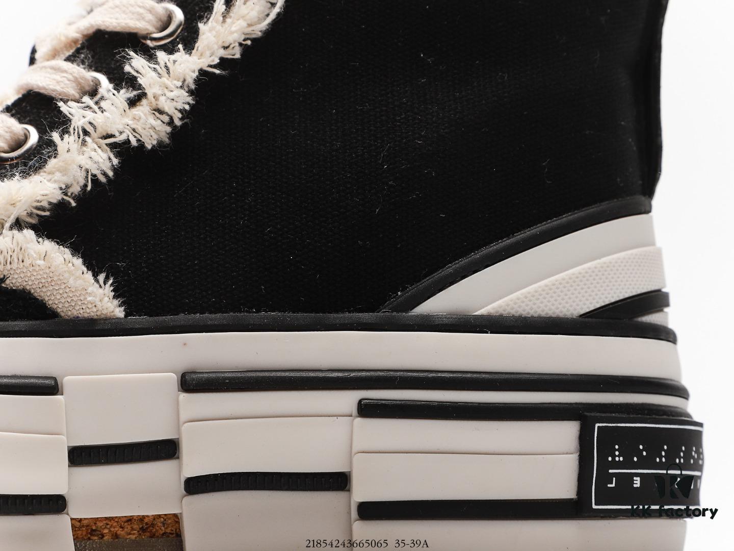 Wu Jianhao G.O.P. Valentine x VESSEL Wu Jianhao Xiao Gui Wang Linkai Valentine's Day Cashew Flower High-Top Shoes, Combining Traditional Craftsmanship with Leather Shoe Techniques, World's First Cork-Crushed Soft Sole Shoes, Prominent Distressed Design, Original Box Packaging, Upgraded Version with Solid Thick Cork Insole, Genuine Gradation Effect, Premium Durable Canvas Fabric, Tassel Fringe with Faded Vintage Aesthetic