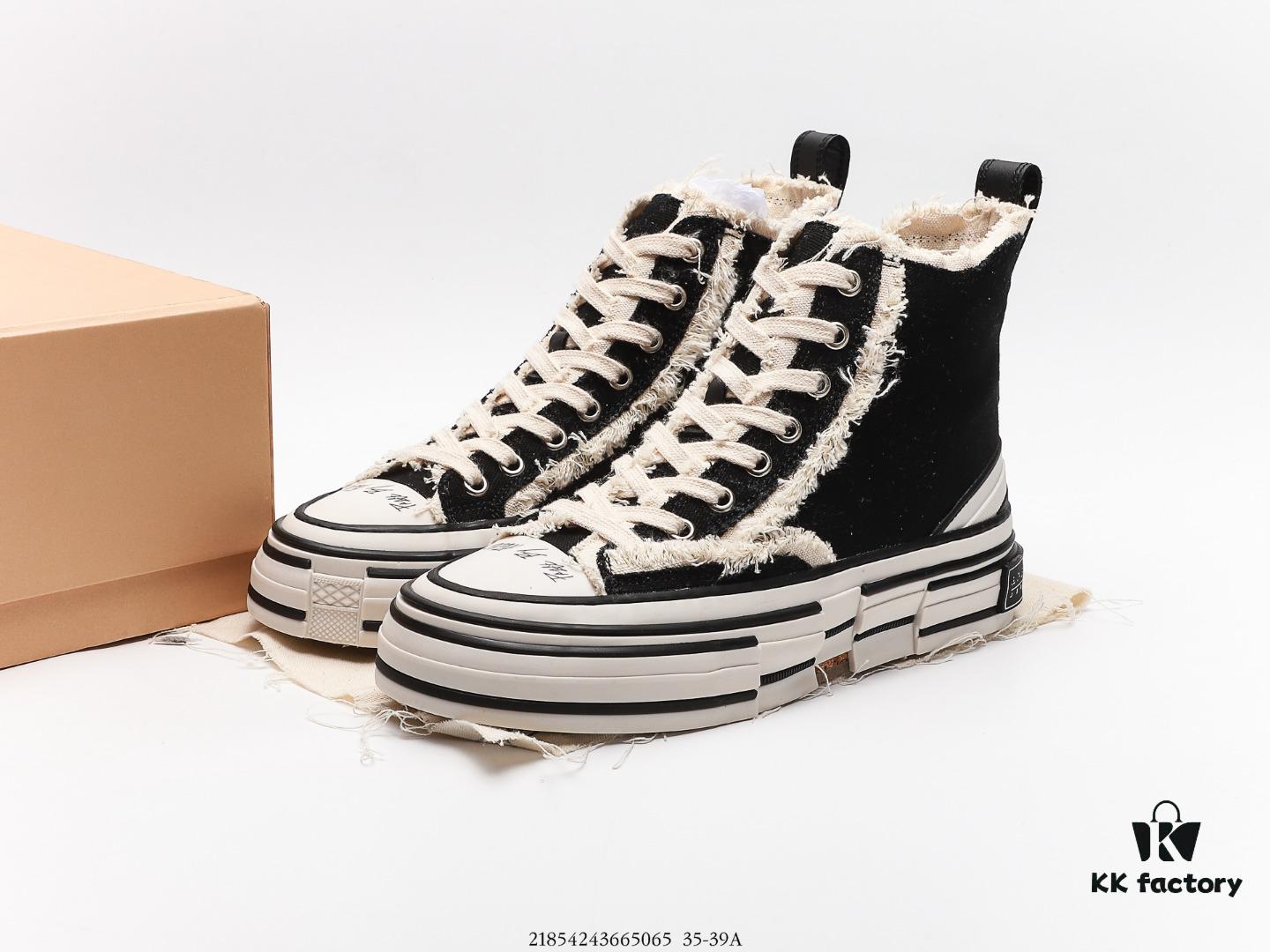 Wu Jianhao G.O.P. Valentine x VESSEL Wu Jianhao Xiao Gui Wang Linkai Valentine's Day Cashew Flower High-Top Shoes, Combining Traditional Craftsmanship with Leather Shoe Techniques, World's First Cork-Crushed Soft Sole Shoes, Prominent Distressed Design, Original Box Packaging, Upgraded Version with Solid Thick Cork Insole, Genuine Gradation Effect, Premium Durable Canvas Fabric, Tassel Fringe with Faded Vintage Aesthetic