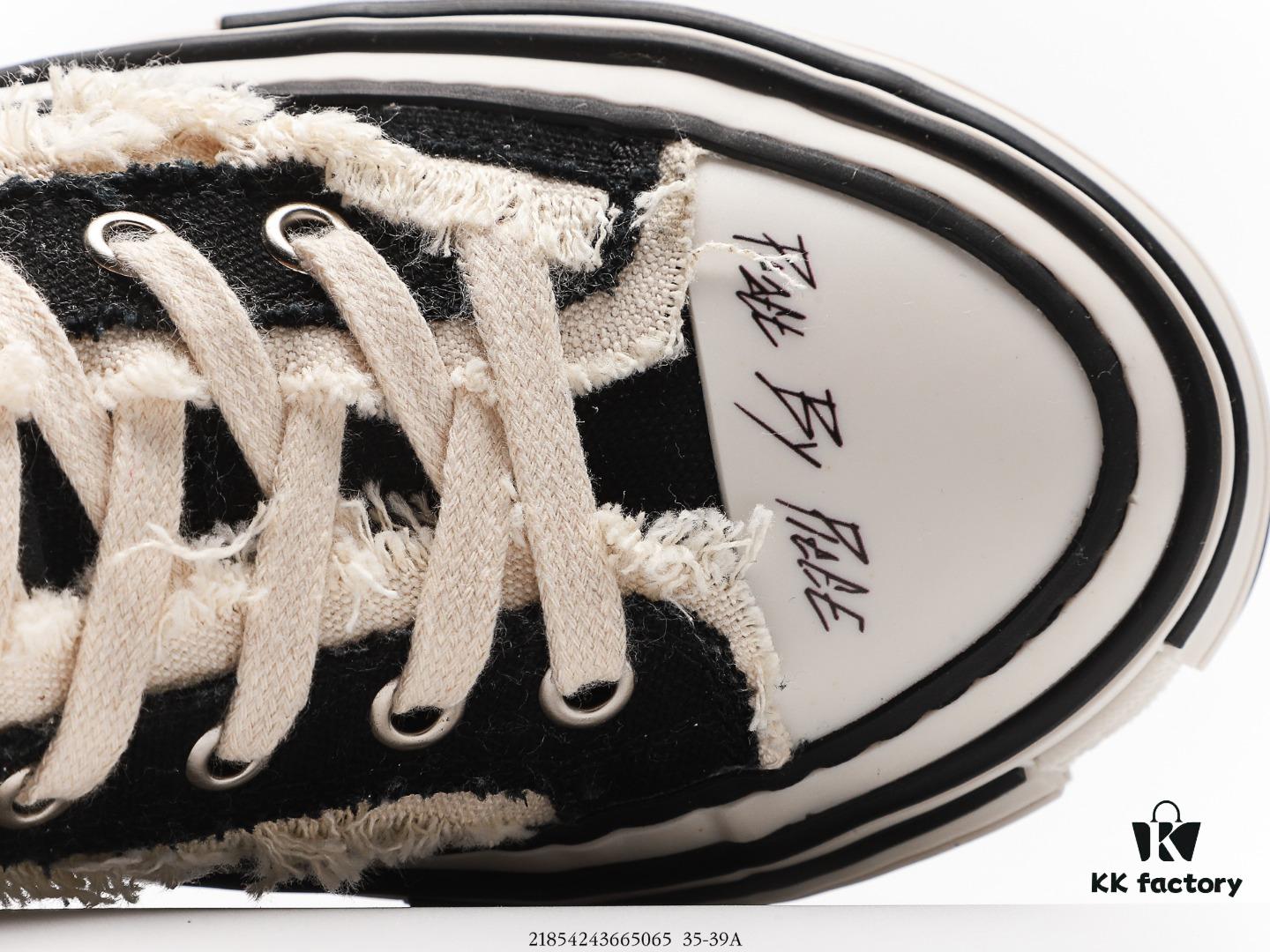 Wu Jianhao G.O.P. Valentine x VESSEL Wu Jianhao Xiao Gui Wang Linkai Valentine's Day Cashew Flower High-Top Shoes, Combining Traditional Craftsmanship with Leather Shoe Techniques, World's First Cork-Crushed Soft Sole Shoes, Prominent Distressed Design, Original Box Packaging, Upgraded Version with Solid Thick Cork Insole, Genuine Gradation Effect, Premium Durable Canvas Fabric, Tassel Fringe with Faded Vintage Aesthetic