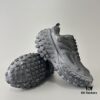 BALENCIAGA Defender Rubber Platform Sneakers Unisex Black Tire-Derived Design