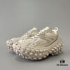 BALENCIAGA Defender Beige Rubber Platform Sneakers Unisex