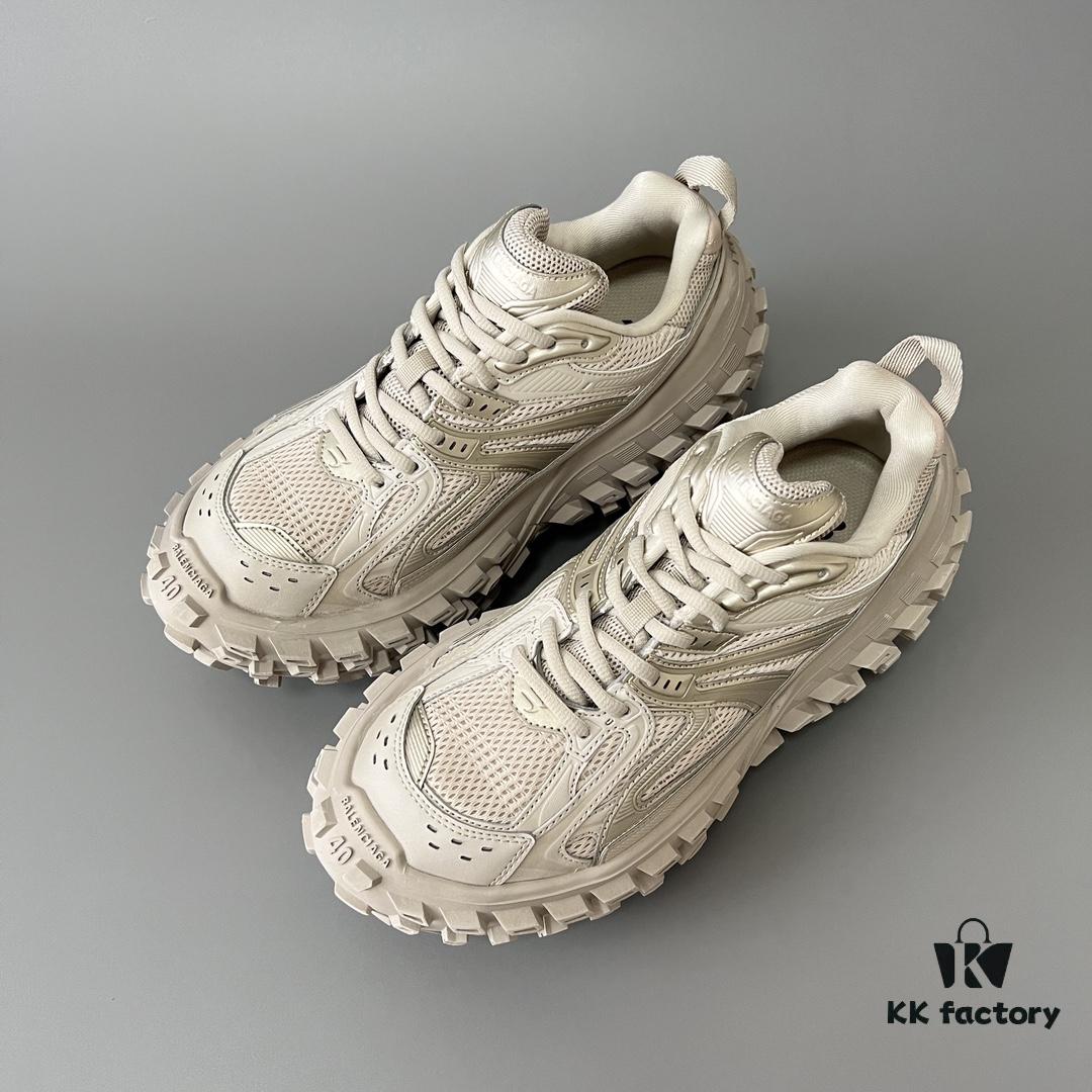 BALENCIAGA Defender Beige Rubber Platform Sneakers Unisex