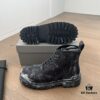 Balenciaga Strike Martin Boots in Asphalt Color