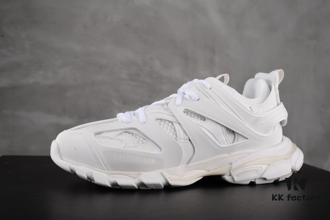 Newly Released Paris Factory Original Bottom Surface Balenciaga Track 3rd Generation Series Pure White