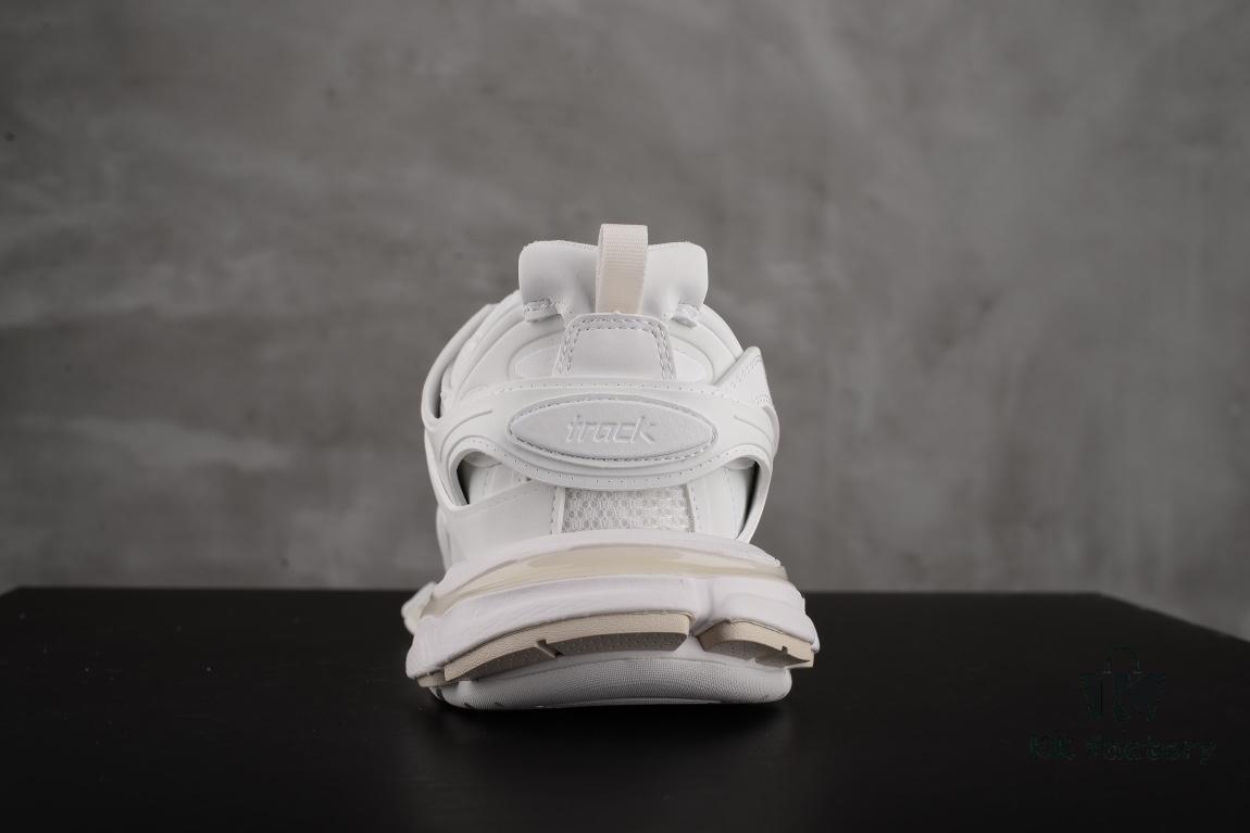 Newly Released Paris Factory Original Bottom Surface Balenciaga Track 3rd Generation Series Pure White