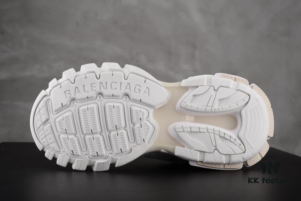 Newly Released Paris Factory Original Bottom Surface Balenciaga Track 3rd Generation Series Pure White
