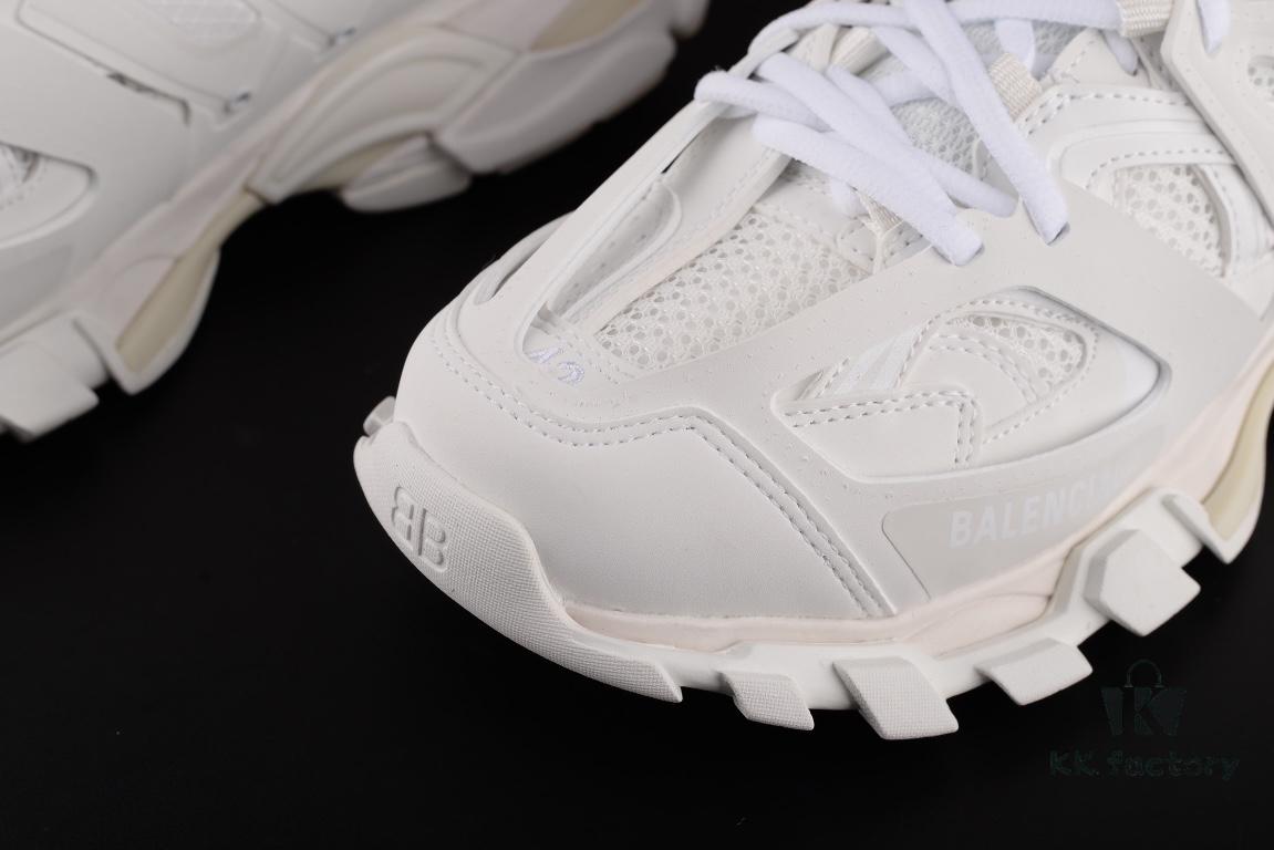 Newly Released Paris Factory Original Bottom Surface Balenciaga Track 3rd Generation Series Pure White