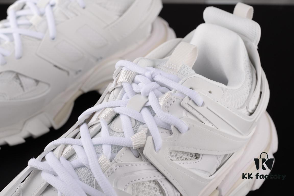 Newly Released Paris Factory Original Bottom Surface Balenciaga Track 3rd Generation Series Pure White