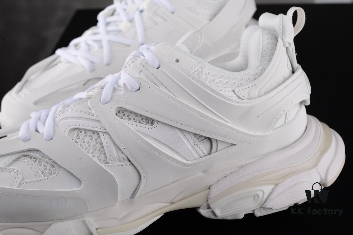 Newly Released Paris Factory Original Bottom Surface Balenciaga Track 3rd Generation Series Pure White