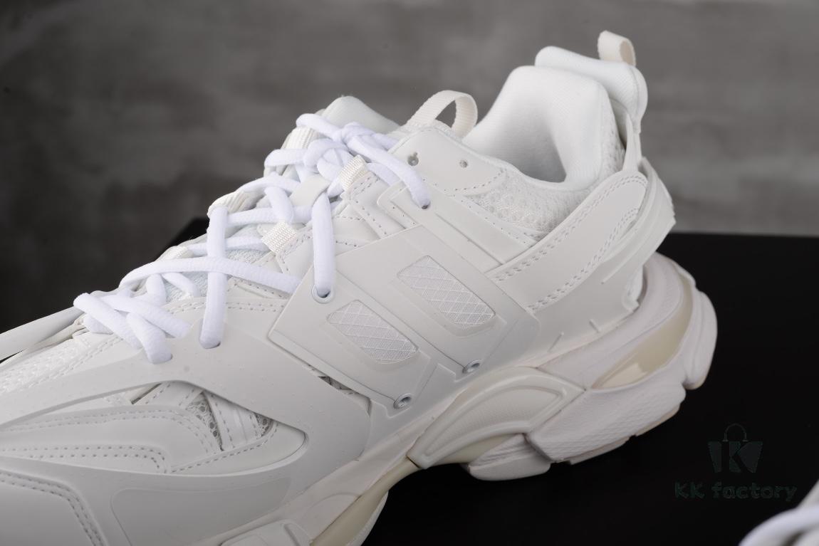 Newly Released Paris Factory Original Bottom Surface Balenciaga Track 3rd Generation Series Pure White
