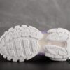 Newly Released Paris-made Balenciaga Track 3 Series White and Purple - Premium Quality, Correct Leather Edge and Shoe Shape