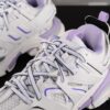 Newly Released Paris-made Balenciaga Track 3 Series White and Purple - Premium Quality, Correct Leather Edge and Shoe Shape