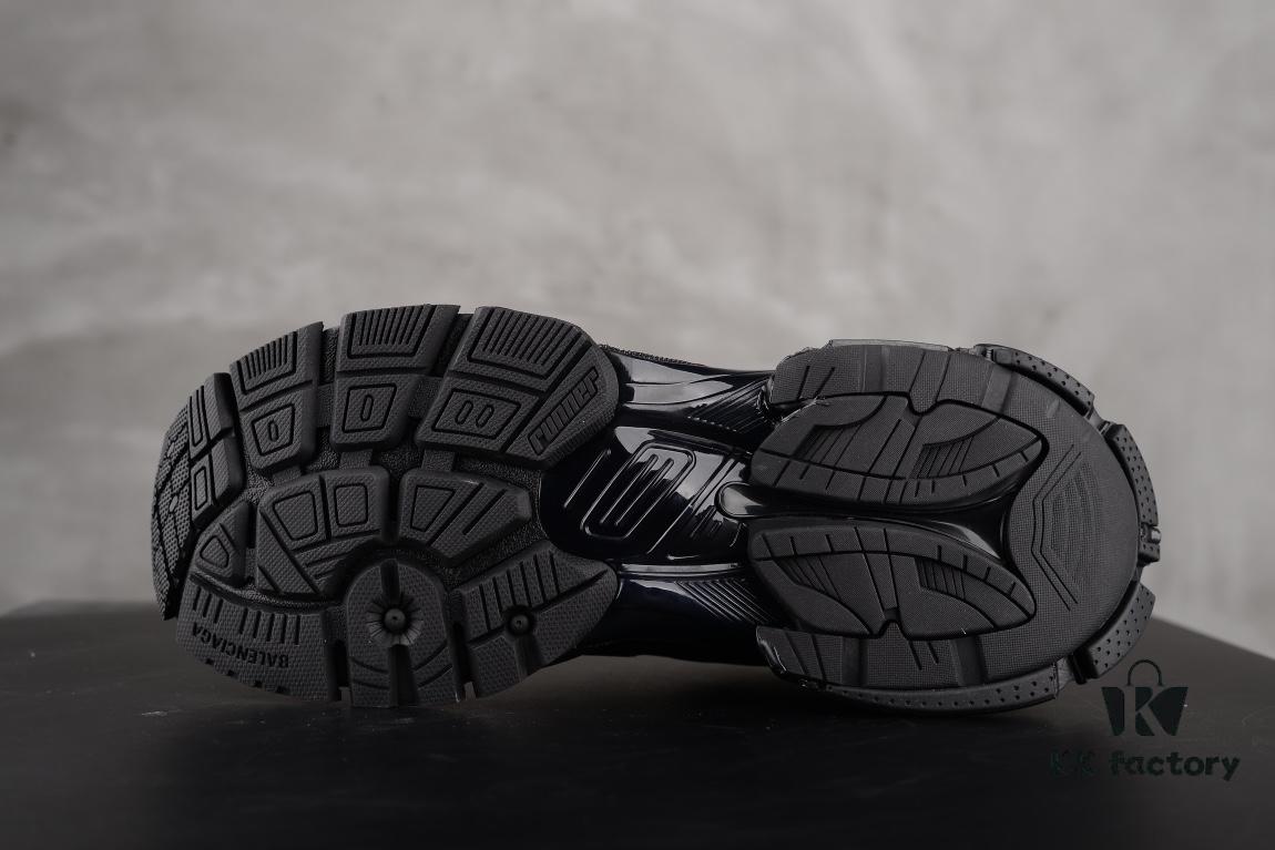 Newly Released Original Bottom Surface Paris Factory Balenciaga Runner 7th Generation Series All Black - Circle Quality Top Tier