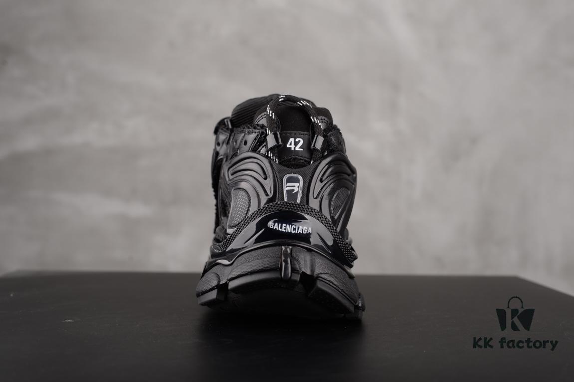 Newly Released Original Bottom Surface Paris Factory Balenciaga Runner 7th Generation Series All Black - Circle Quality Top Tier