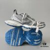 Balenciaga 3XL Mesh Lace-Up Distressed Low-Top Dad Shoes in Silver Blue