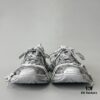 Balenciaga 3XL Mesh Lace-Up Distressed Low-Top Dad Sneakers in Gray
