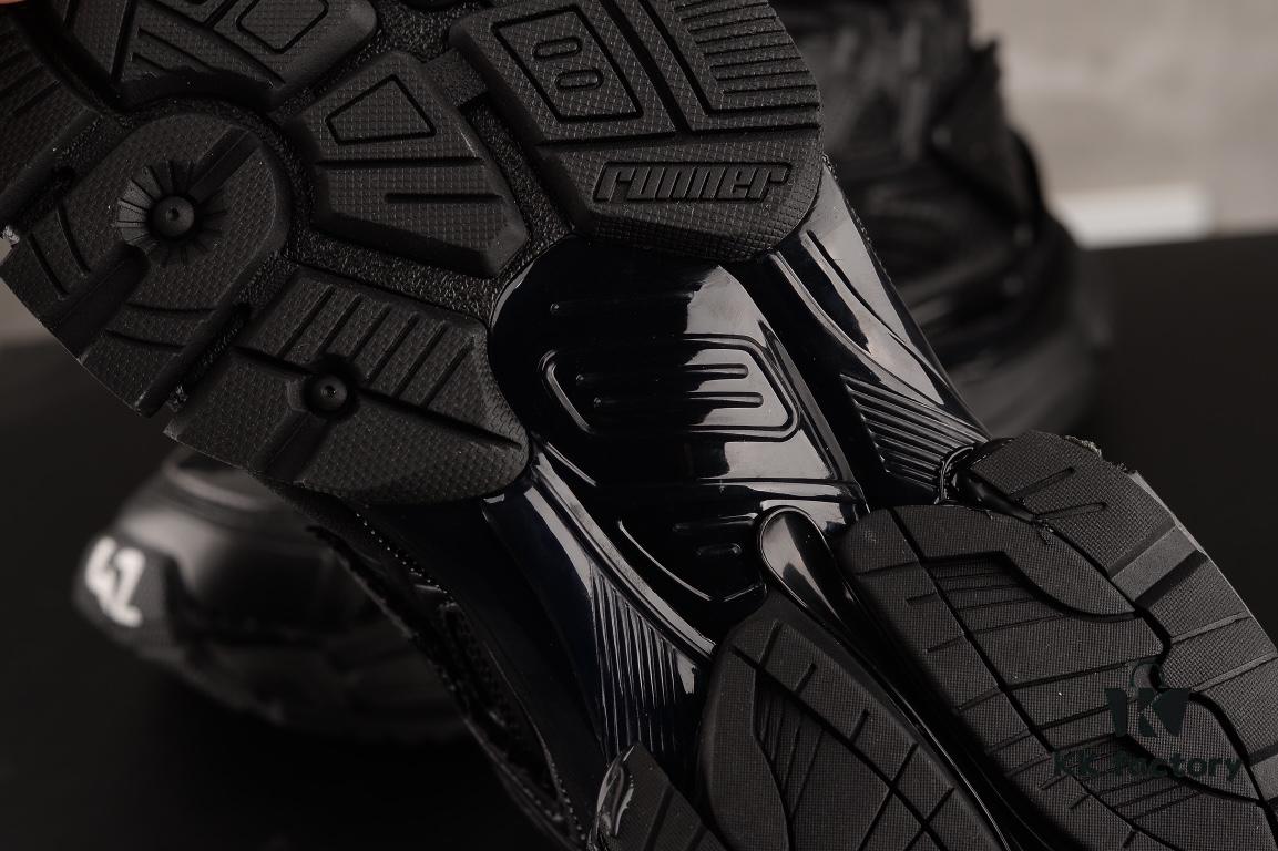 Newly Released Original Bottom Surface Paris Factory Balenciaga Runner 7th Generation Series All Black - Circle Quality Top Tier