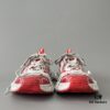 Balenciaga 3XL Mesh Lace-Up Distressed Low-Top Dad Sneakers in White and Red