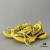 Balenciaga 3XL Mesh Lace-Up Distressed Low-Top Dad Shoes in Yellow and Black