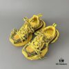 Balenciaga 3XL Mesh Lace-Up Distressed Low-Top Dad Shoes in Yellow and Black