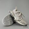 Balenciaga 3XL Mesh Lace-Up Distressed Low-Top Dad Sneakers in Light Beige
