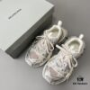 Balenciaga 3XL Mesh Lace-Up Distressed Low-Top Dad Sneakers in Light Beige