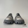 Balenciaga Tractor Leather Chunky Sole Lace-Up Shoes