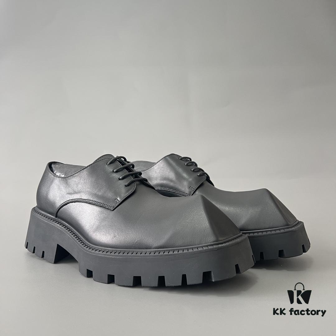 Balenciaga Derbies Lace-Up Rhino Shoes