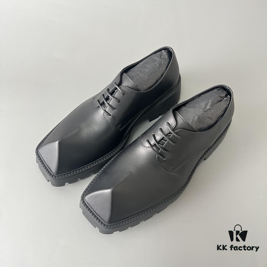 Balenciaga Derbies Lace-Up Rhino Shoes